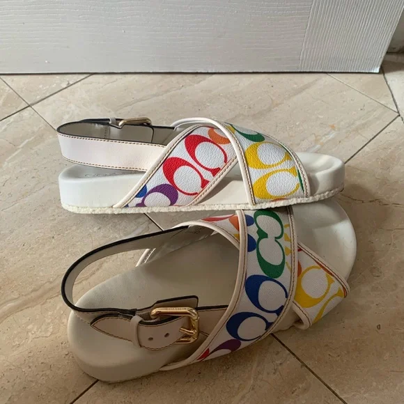 Coach Multicolor Sandals - Picture 2 of 6